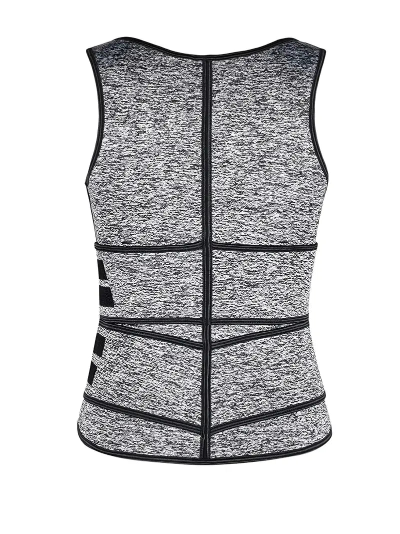 Buy HOPLYNN Waist Trainer Zipper Vest for Women Body Shape - Neoprene Sauna  Tank Top - Waist Cincher Trimmer - Slimming Body Shaper Corset Black  X-Large at